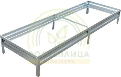 Оцинкованные грядки высотой 20 см